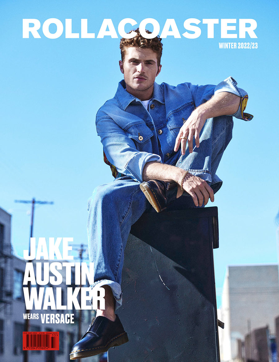 Jake Austin Walker Covers Rollacoaster Magazine's Winter 2022/23 Issue