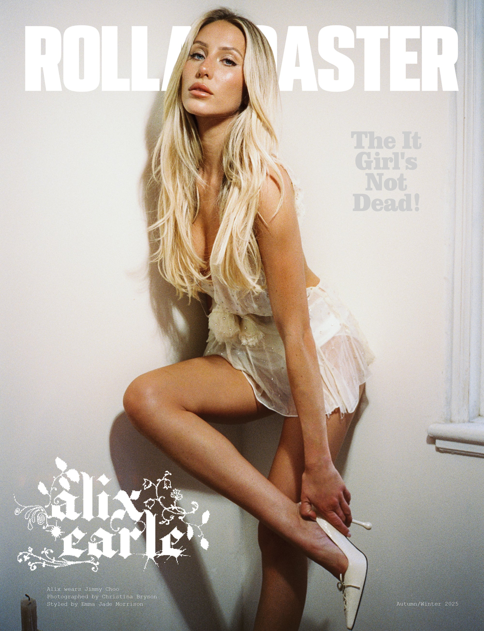 Alix Earle Covers Rollacoaster Magazine's Autumn/Winter 2025 Issue