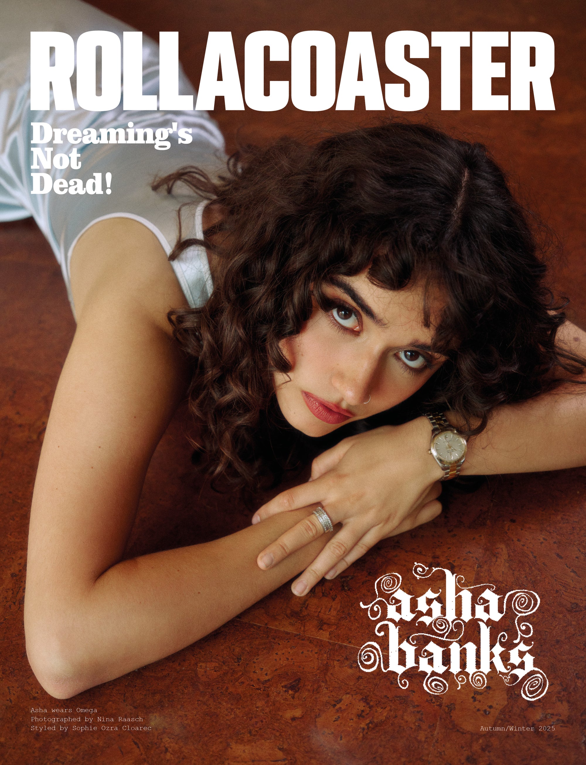 Asha Banks Covers Rollacoaster Magazine's Autumn/Winter 2025 Issue