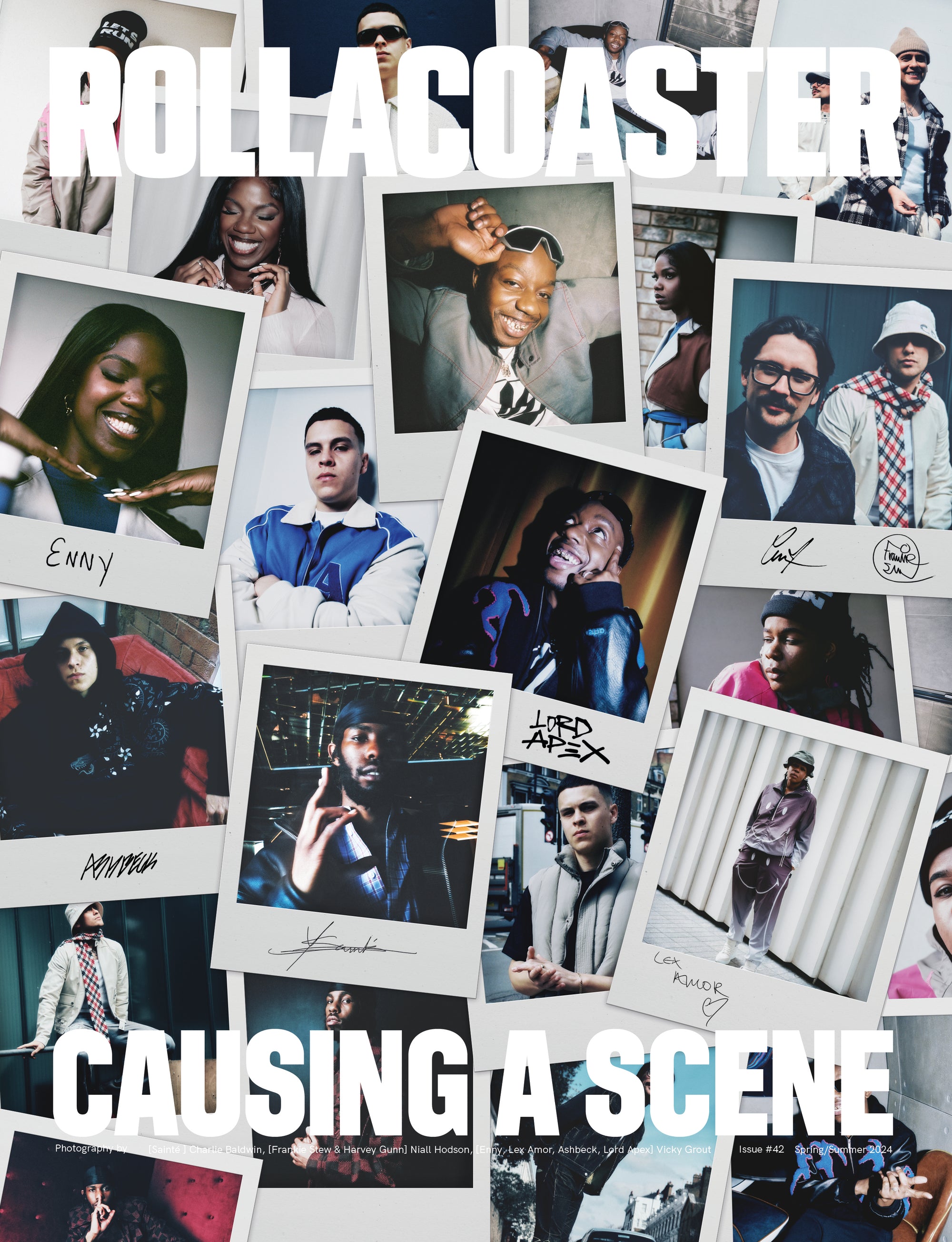 'Causing a Scene' for Rollacoaster Magazine's Spring/Summer 2024 Issue