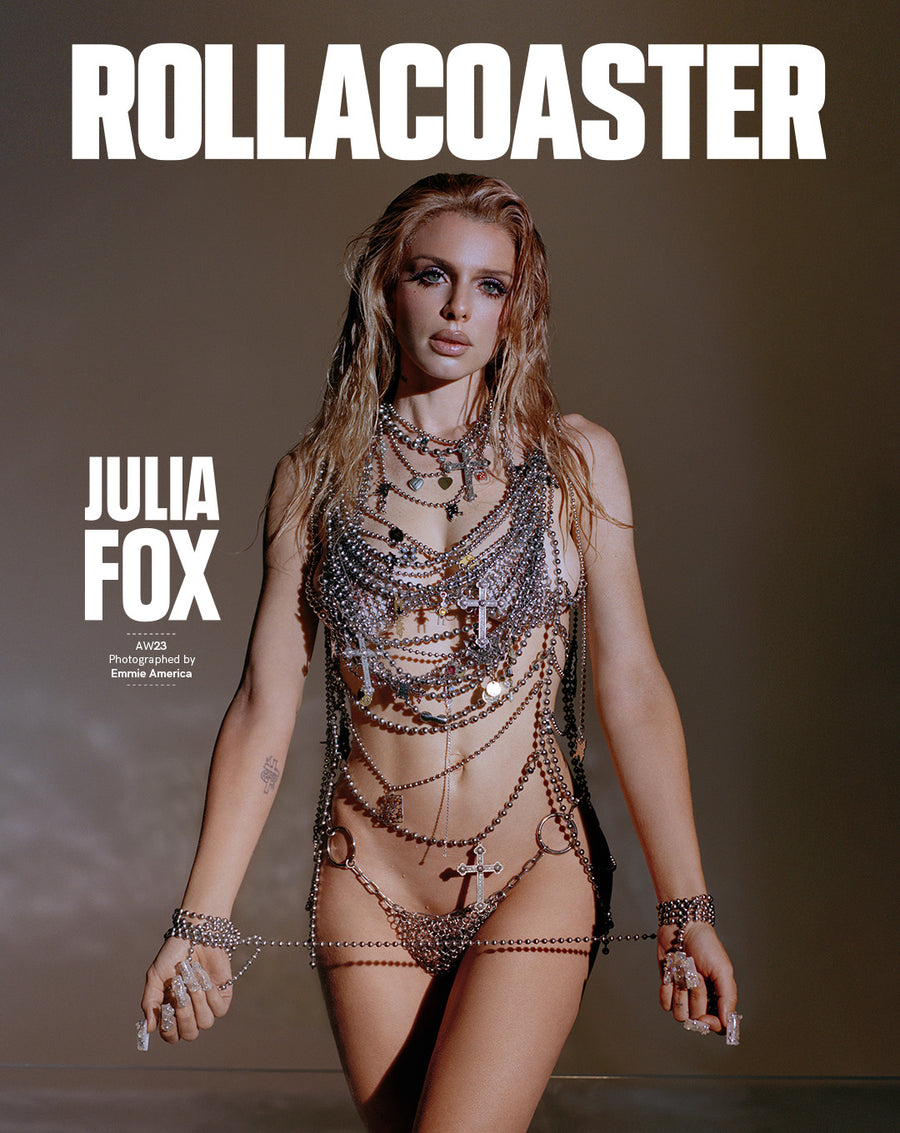 Julia Fox Covers Rollacoaster Magazine's Winter 2023 Issue