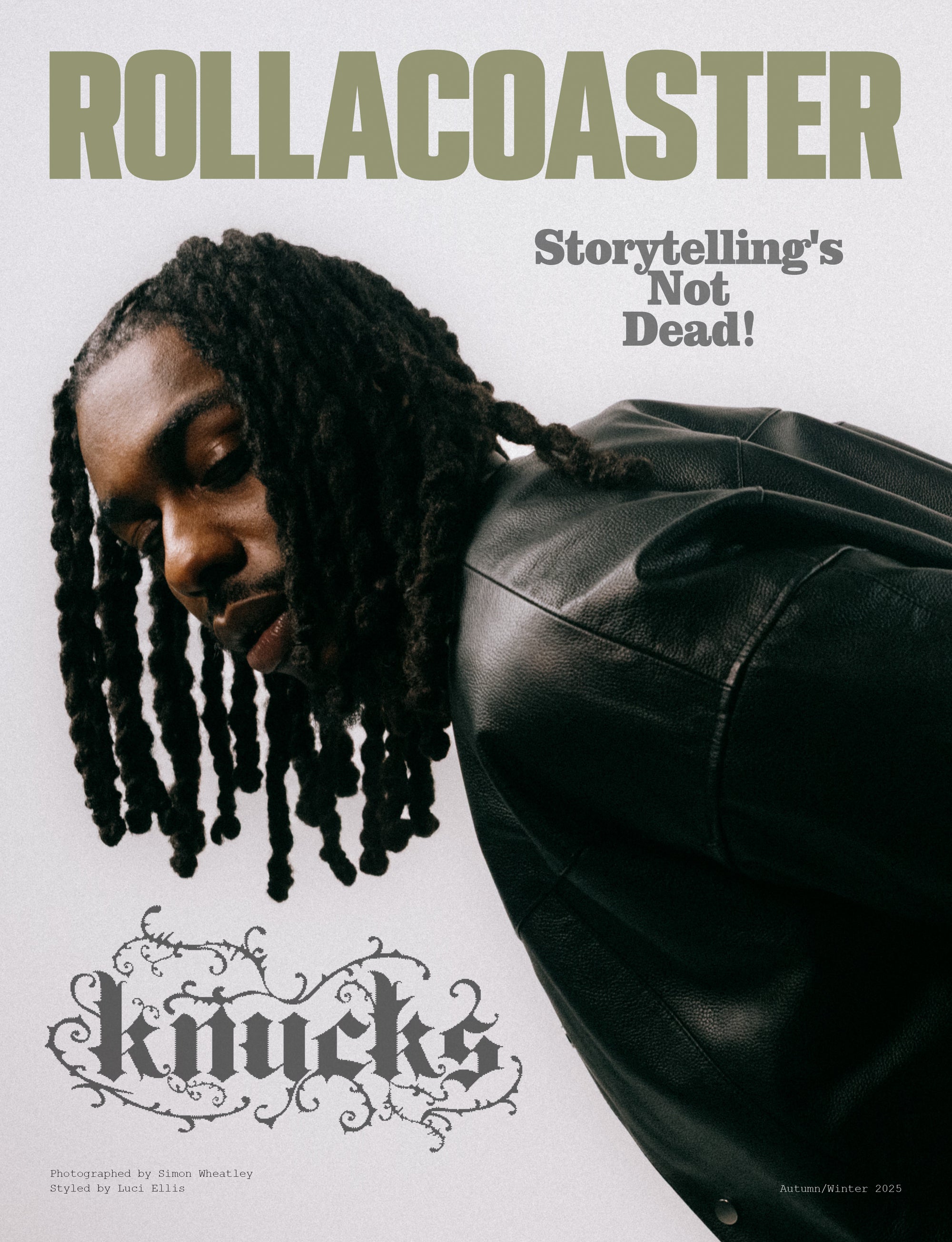 Knucks Covers Rollacoaster Magazine's Autumn/Winter 2025 Issue