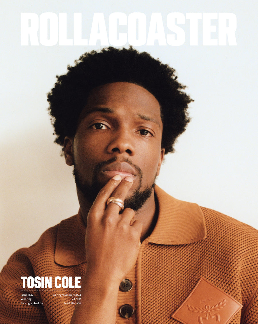 Tosin Cole Covers Rollacoaster Magazine's Spring/Summer 2024 Issue