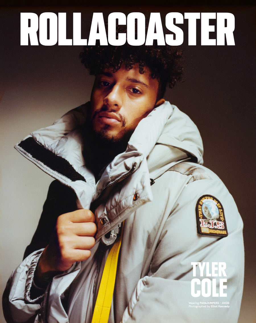 Tyler Cole Covers Rollacoaster Magazine's Winter 2023 Issue