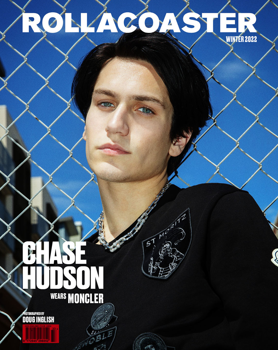 Chase Hudson Covers Rollacoaster Magazine's Winter 2022 Issue in Moncler