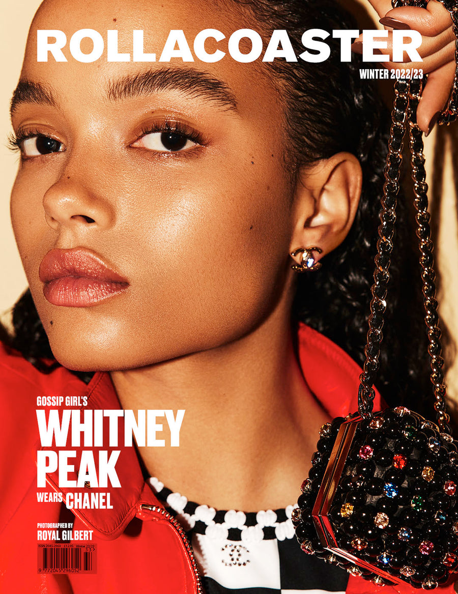 Whitney Peak Covers Rollacoaster Magazine's Winter 2022 Issue